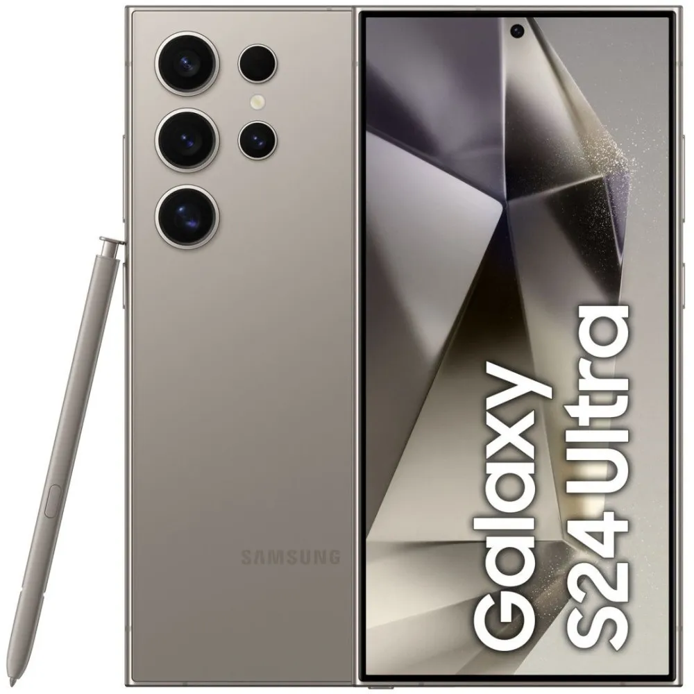 Smartfon Samsung Galaxy S24 Ultra SM-S928BZTPEUE, Snapdragon 8 Gen 3, 6,8" 3120x1440, 1TB, 12GB, 5G, Szary, 200+12Mpix, Android,