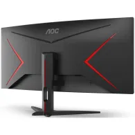Monitor AOC CU34G2XE/BK, 34", 3440x1440 (UWQHD), 144Hz, 21:9, zakrzywiony, VA, HDR, 1 ms, Czarno-czerwony | Sklep ITnes.pl, IT f