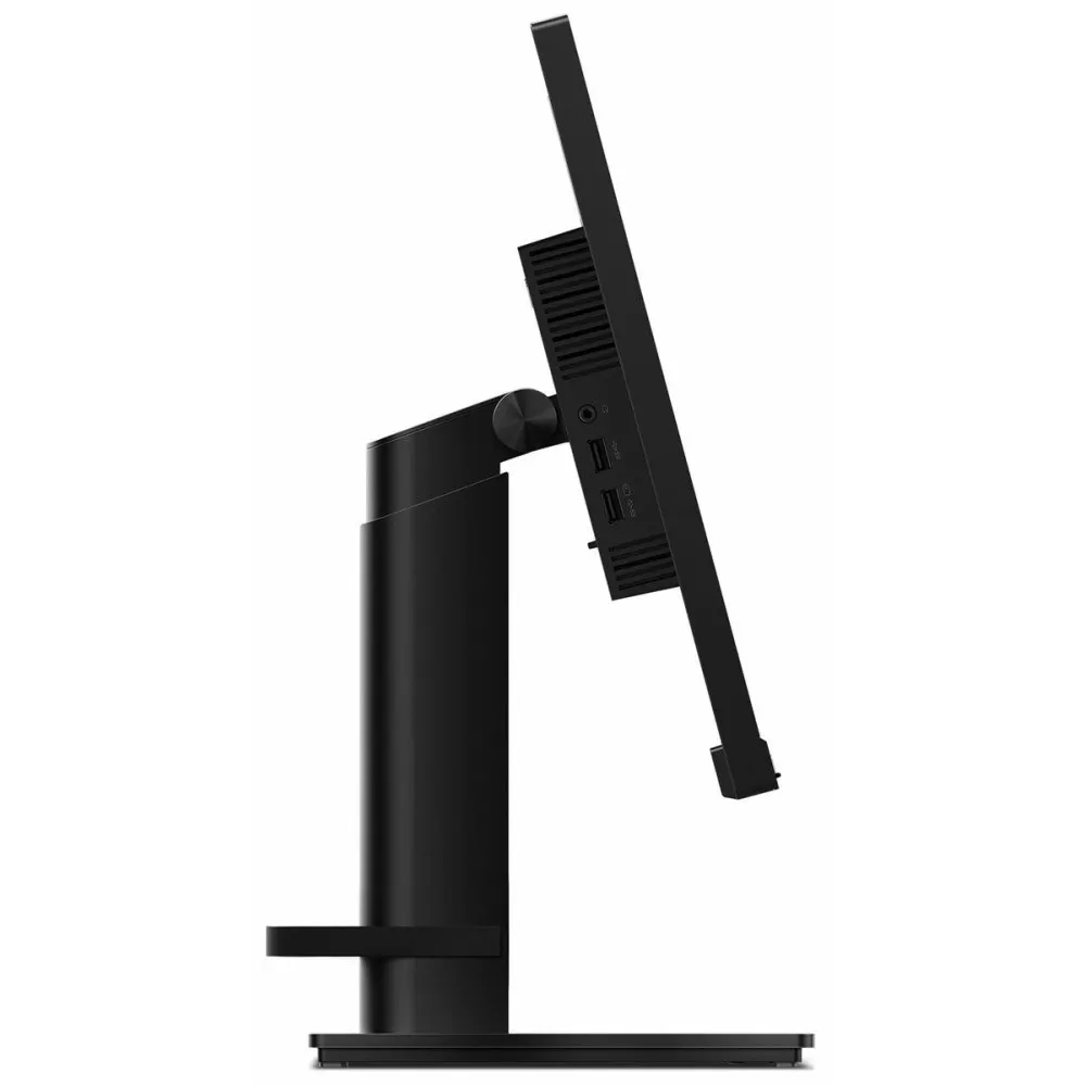 Monitor Lenovo ThinkVision T24m-20 62CDGAT6EU - 23,8"/1920x1080 (Full HD)/60Hz/IPS/4 ms/pivot/USB-C/Czarno-czerwony - zdjęcie