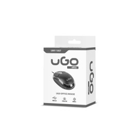 Mysz uGo UMY-1007 - USB, Sensor optyczny, 1000 DPI, Czarna