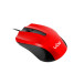 Mysz uGo UMY-1214 - 1,8 m, USB, Sensor optyczny, 1200 DPI, Czerwona, Czarna