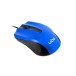 Mysz uGo UMY-1215 - 1,8 m, USB, Sensor optyczny, 1200 DPI, Niebieska, Czarna