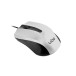 Mysz uGo UMY-1216 - 1,8 m, USB, Sensor optyczny, 1200 DPI, Biała, Czarna