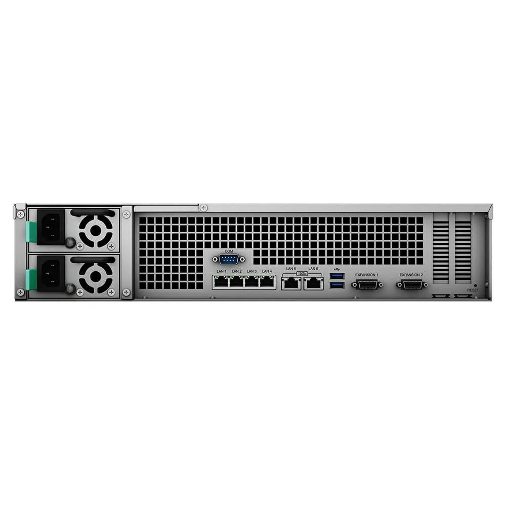 Serwer NAS Synology RackStation RS3621XSTPM - Rack (2U)/Intel Xeon D-1541/8 GB RAM/40 TB/12 wnęk/hot-swap - zdjęcie