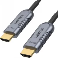 Kabel Unitek HDMI 2.1 AOC 8K 120Hz C11031DGY, 30 m, Kolor srebrny, Kolor złoty, Czarny | Sklep ITnes.pl, IT for BUSINESS