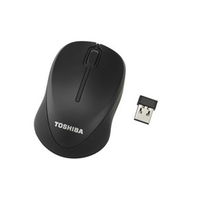 Toshiba Wireless Optical Mouse MR100 Black PA5243E-1ETB - zdjęcie poglądowe 1