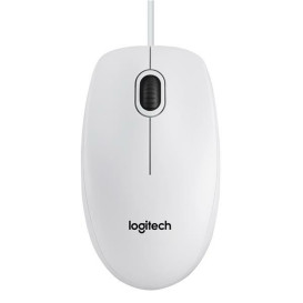 Logitech B100 OEM Mysz optyczna 910-003360 White
