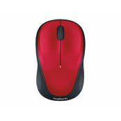Mysz bezprzewodowa Logitech M235 910-002496 - USB, Sensor optyczny, 1000 DPI, Czerwona, Czarna