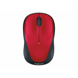 Mysz bezprzewodowa Logitech M235 910-002496 - USB, Sensor optyczny, 1000 DPI, Czerwona, Czarna