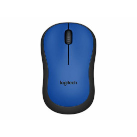 Mysz bezprzewodowa Logitech Silent Mouse M220 910-004879 - USB, Sensor optyczny, 1000 DPI, Niebieska, Czarna