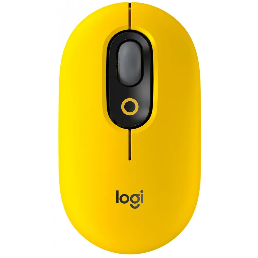 Mysz bezprzewodowa Logitech Pop Mouse 910-006546 - Żółta, Czarna | Sklep ITnes.pl - IT for BUSINESS
