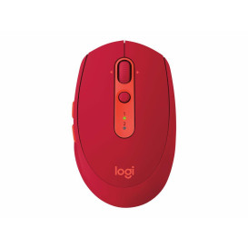 Mysz bezprzewodowa Logitech M590 Multi Device Silent 910-005199 - Bluetooth, USB, 1000 DPI, Czerwona