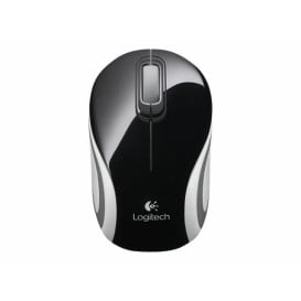 Mysz bezprzewodowa Logitech M187 910-002731 - USB, Sensor optyczny, 1000 DPI, Czarna, Biała