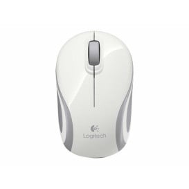 Mysz bezprzewodowa Logitech M187 910-002735 - USB, Sensor optyczny, 1000 DPI, Biała