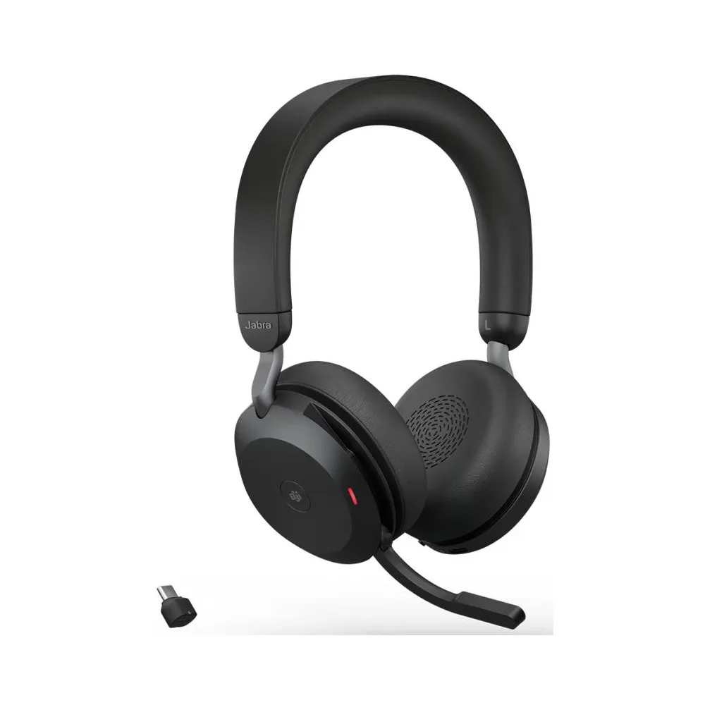 Słuchawki bezprzewodowe nauszne Jabra Evolve 2 75 USB-C MS Stereo 27599-999-899 - Czarne | Sklep ITnes.pl - IT for BUSINESS