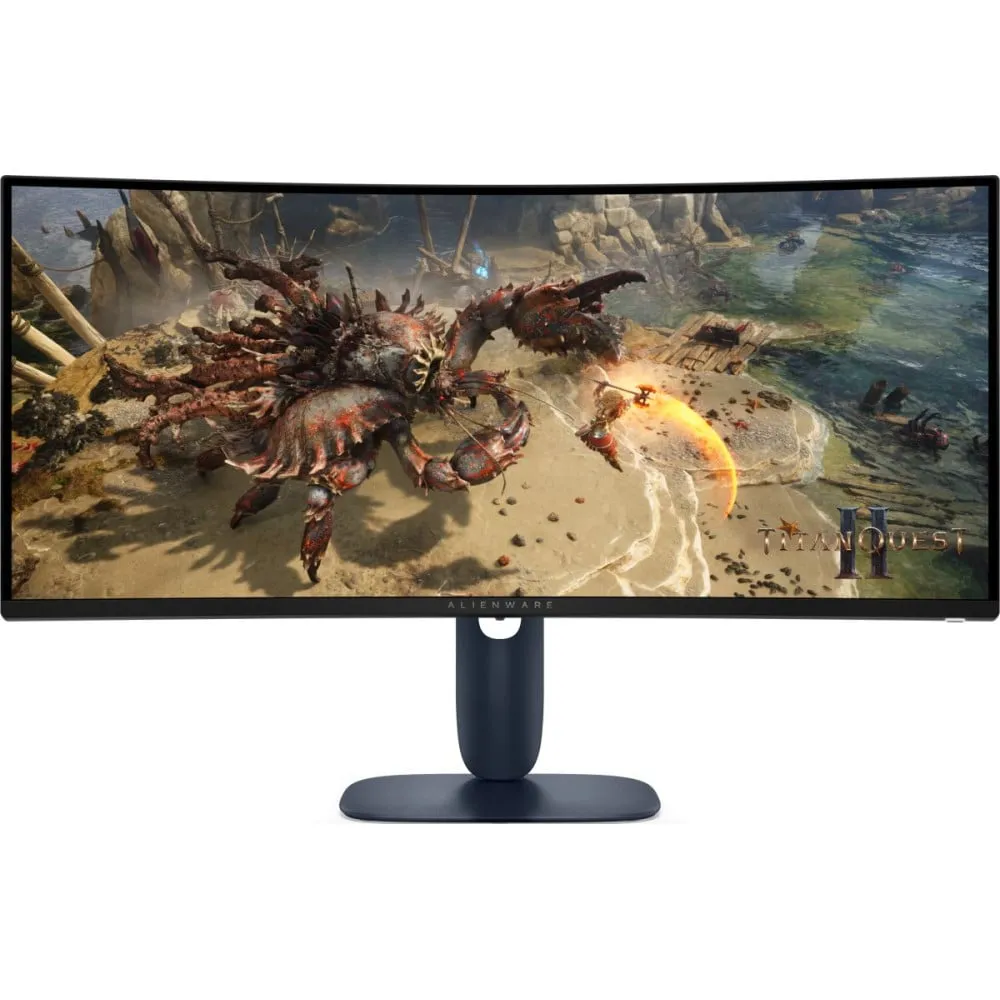 Monitor Dell Alienware 34 AW3425DWM 210-BQWL, 34", 3440x1440 (UWQHD), 180Hz, 21:9, zakrzywiony, VA, FreeSync, HDR, 1 ms, Czarny 