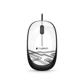 Mysz Logitech M105 910-002944 - USB, Sensor optyczny, 1000 DPI, Biała, Czarna