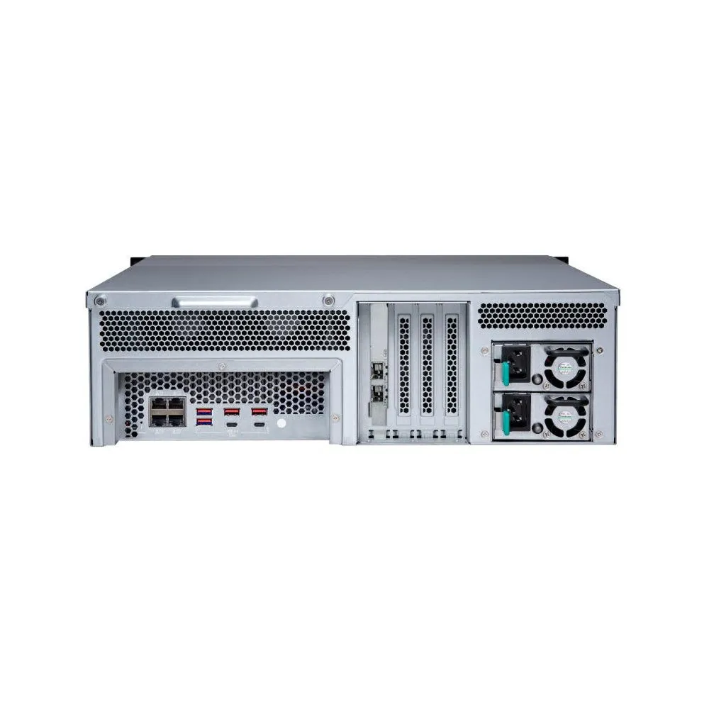 Zdjęcie produktu Serwer NAS QNAP Rack TS-1683XU-RP-E2124-6A0O - Rack (3U)/Intel Xeon E-2124/16 GB RAM/64 TB/16 wnęk/hot-swap/3 lata Carry-in