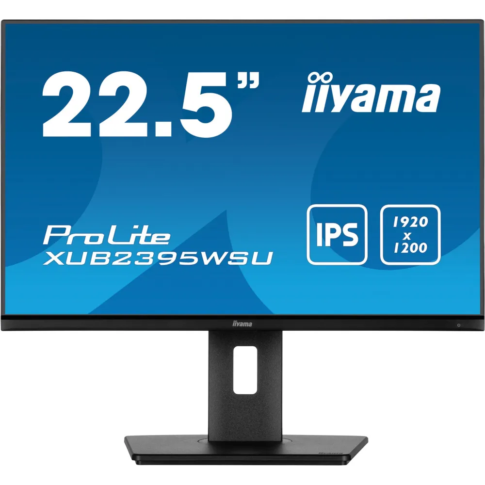 Monitor iiyama ProLite XUB2395WSU-B5, 22,5", 1920x1200 (WUXGA), 16:10, IPS, 4 ms, pivot, Czarny | Sklep ITnes.pl, IT for BUSINES