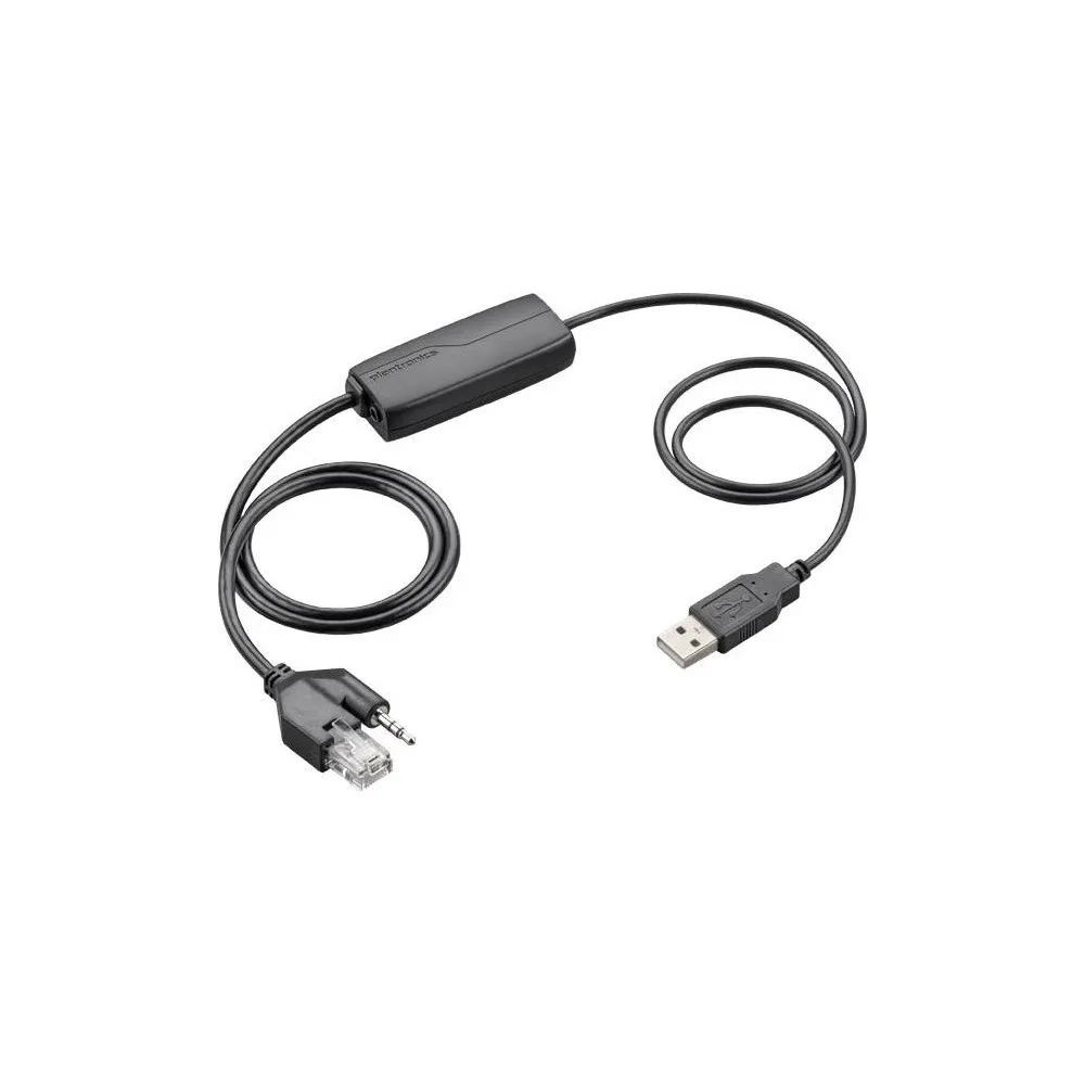 Adapter do słuchawek Platronics/Poly APU-72 202578-01 - Czarny | Sklep ITnes.pl - IT for BUSINESS