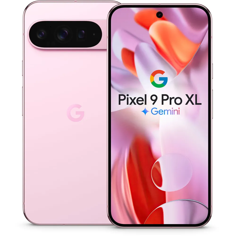 Smartfon Google Pixel 9 Pro XL GA09322-GB, Tensor G4, 6,8" 2992x1344, 256GB, 16GB, 5G, Różowy, 50+42Mpix, Android, 2 lata CI | S