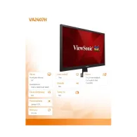 Monitor ViewSonic VA2407H 1DD125, 24", 1920x1080 (FHD), 75Hz, TN, 5 ms, Czarny | Sklep ITnes.pl, IT for BUSINESS