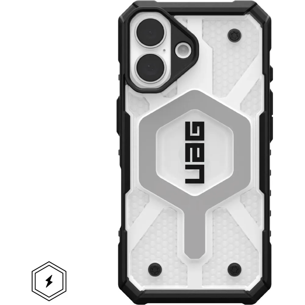 Etui ochronne na smartfon UAG Pathfinder Clear Magsafe do iPhone 16 z MagSafe 114466114343, Czarne, Przezroczyste | Sklep ITnes.