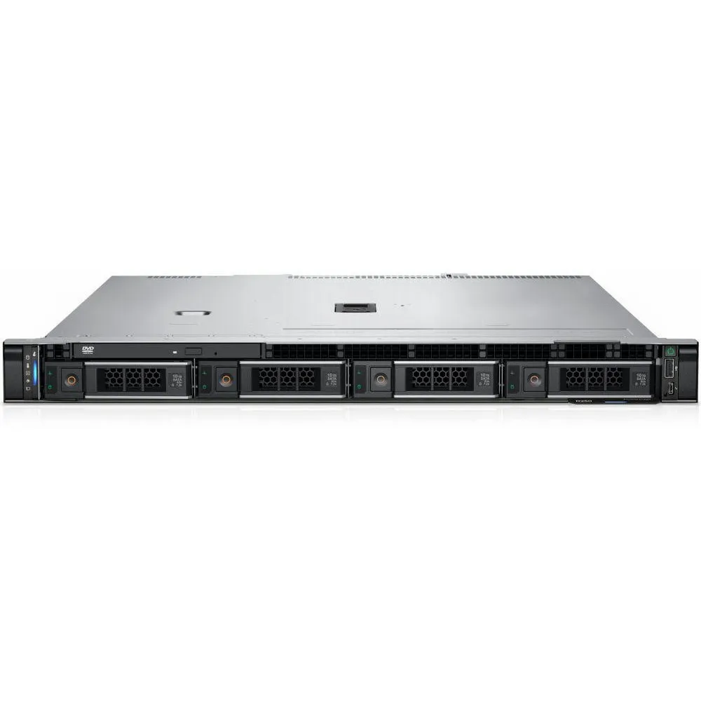 Serwer Dell PowerEdge R250 PER250CM2_634-BYKR, Rack, Intel Xeon E Xeon E-2314, 16GB, 1x(1x2TB), 1xLAN, 3OS, WinSrv 2022 Std | Sk