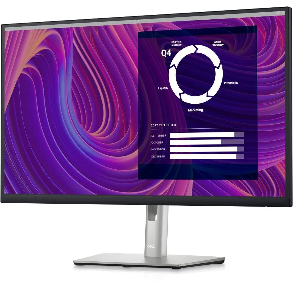 Monitor Dell P2723D 210-BDDX/5Y - 27"/2560x1440 (QHD)/60Hz/IPS/5 ms/pivot/Czarno-szary - zdjęcie