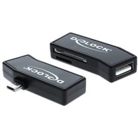 Delock 91730 CZYTNIK DELOCK NA MICRO USB OTG 3 IN ONE USB 2.0+USB PORT