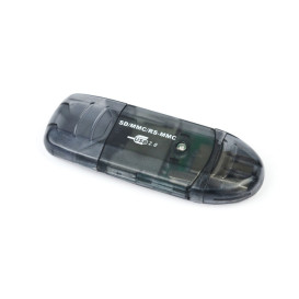 Czytnik kart pamięci Gembird Mini SD/MMC USB FD2-SD-1 - USB 2.0, SD, SDHC, Czarny