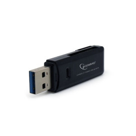 Czytnik kart pamięci Gembird USB 3.0 UHB-CR3-01 - microSD (T-Flash)/microSDHC/MMC/SD/SDHC/SDXC/Czarny