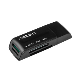 Natec NCZ-0560 CZYTNIK NATEC MINI ANT 3 SDHC MMC M2 MICRO SD USB 2.0 BLACK