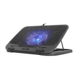 Podstawka chłodząca Natec Iora 15,6-17,3" NPL-1322 - 2 x USB 2.0, Podświetlenie, Czarna