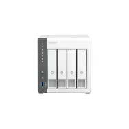 Serwer NAS QNAP Tower TS-433-9OW, Tower, ARM Cortex-A55, 4GB RAM, 12TB, 4 wnęki, hot-swap | Sklep ITnes.pl, IT for BUSINESS