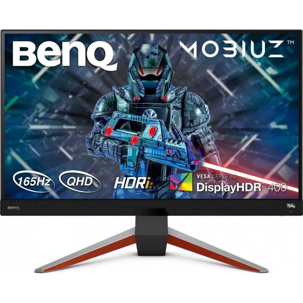 Monitor Benq Mobiuz EX2710Q 9H.LK4LA.TBE, 27", 2560x1440 (QHD), 165Hz, IPS, HDR, 4 ms, Czarno-szary | Sklep ITnes.pl, IT for BUS