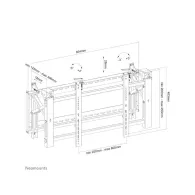 Uchwyt ścienny Neomounts by Newstar Flat Screen Wall Mount for video walls 32-75" LED-VW2000BLACK - Czarny