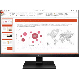 Monitor LG 27BK750Y-B - 27"/1920x1200 (WUXGA)/75Hz/16:10/IPS/5 ms/pivot/Czarny