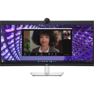 Monitor Dell P3424WEB 210-BFOB, 34,14", 3440x1440 (UWQHD), 60Hz, 21:9, zakrzywiony, IPS, 8 ms, kamera, USB-C, Czarno-srebrne | S