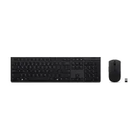 Zestaw bezprzewodowy klawiatury i myszy Lenovo Professional Wireless Rechargeable Combo US 4X31K03968 - Czarny