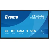 Monitor iiyama ProLite TE8612MIS-B4AG, 85,6", 3840x2160 (4K), IPS, 6,5 ms, MT, Czarny | Sklep ITnes.pl, IT for BUSINESS