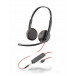 Słuchawki nauszne Plantronics Blackwire C3225 209751-101 - USB-C, Czarne