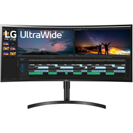 Monitor LG 35WN75C-B - 35"/3440x1440 (UWQHD)/100Hz/21:9/zakrzywiony/VA/FreeSync/5 ms/USB-C/Czarny