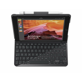 Etui na tablet Logitech Slim Folio 920-009024 do iPad 9.7" (5. i 6. gen) - Czarne