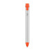 Rysik Logitech Crayon 914-000034 do iPad - Kolor srebrny, Pomarańczowy, Metalowy