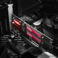 Karta rozszerzeń AXAGON PCEM2-ND - PCIe x8, 2x slot M.2 NVMe M-key RAID, w zestawie LP