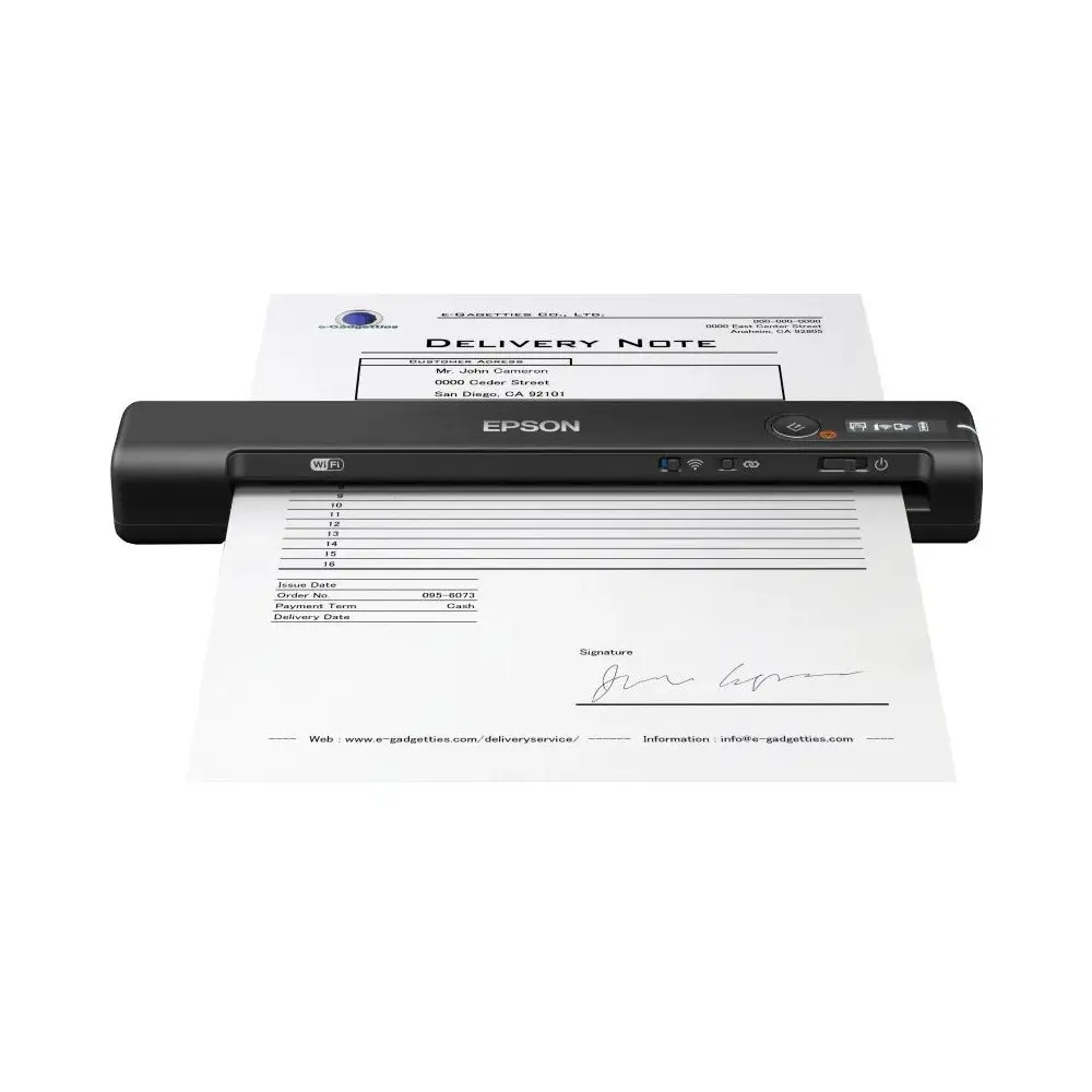 Przenośny skaner Epson WorkForce ES-60W B11B253401 - A4, 600 DPI x 600 DPI
