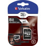 Verbatim 44081 KARTA PAMIĘCI VERBATIM MICRO SDHC 8GB CLASS 10 + ADAPTER SD - zdjęcie poglądowe 2