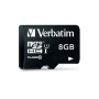 Verbatim 44081 KARTA PAMIĘCI VERBATIM MICRO SDHC 8GB CLASS 10 + ADAPTER SD - zdjęcie poglądowe 3