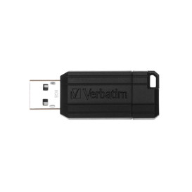 Pendrive Verbatim 8GB Pinstripe 49062 - USB 2.0, Czarny